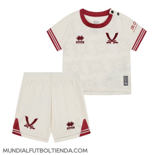 Camiseta Sheffield United Tercera Equipación Replica 2024-25 para niños mangas cortas (+ Pantalones cortos)